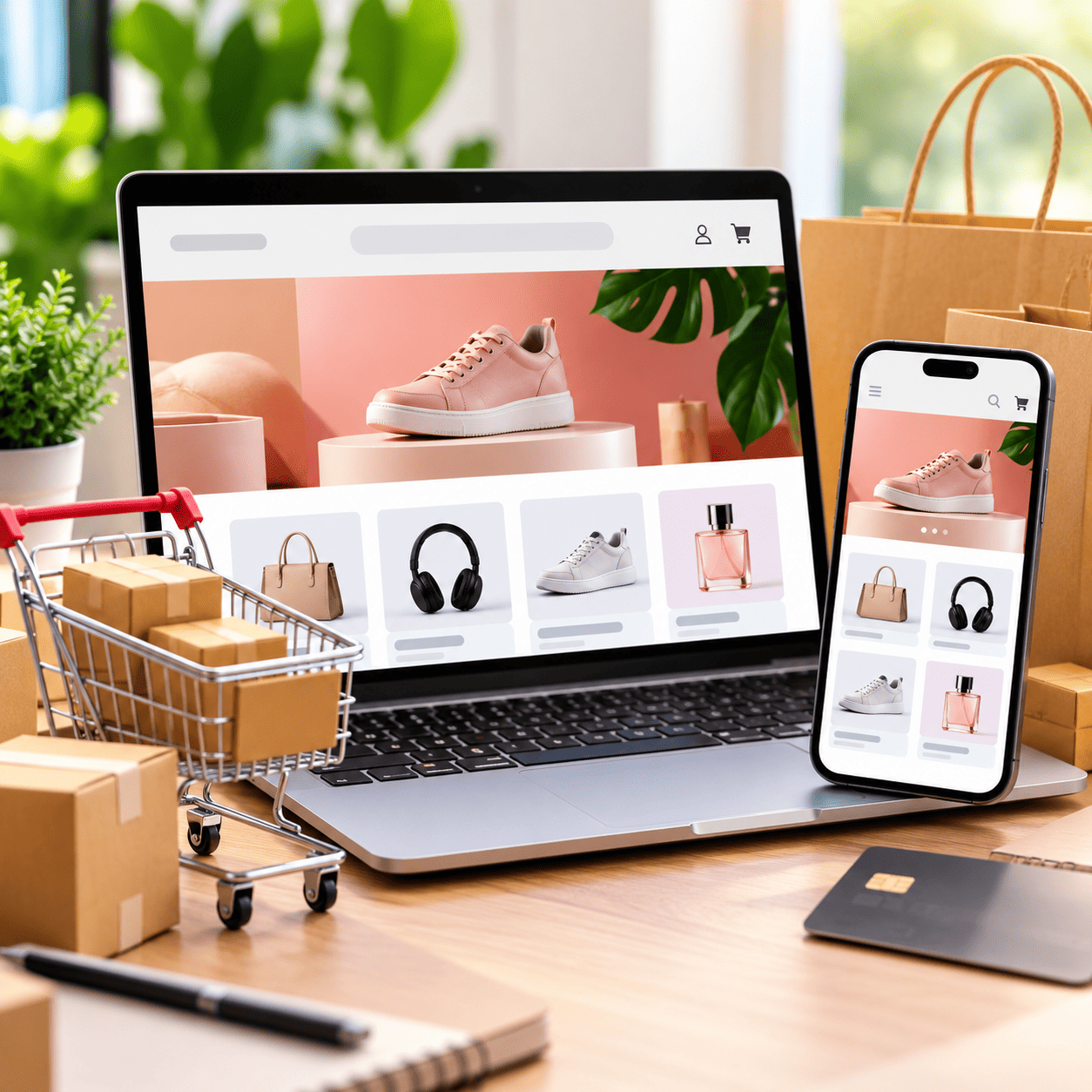 Diseño Web Tienda Inicio