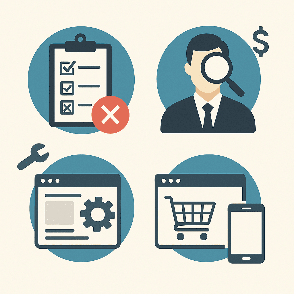 🛑 Los errores más comunes al contratar diseño web en Ecuador