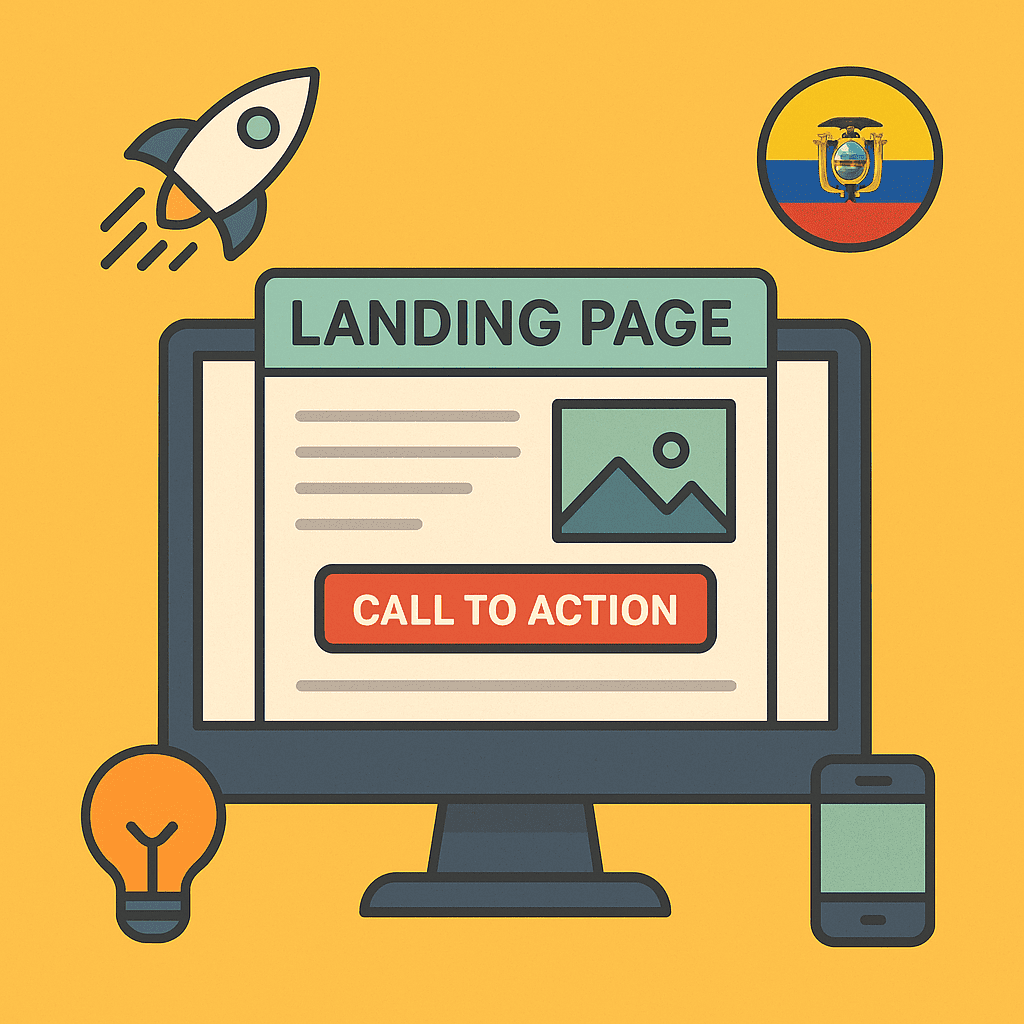 Cómo crear una landing page efectiva en Ecuador 🚀
